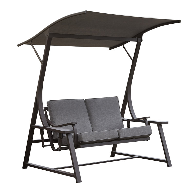 Marquette Glider Porch Swing with Stand & Reviews AllModern